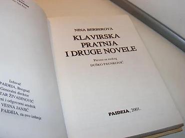 planika: Klavirska pratnja i druge novele - Nina BerberovaAutor: Nina — 3
