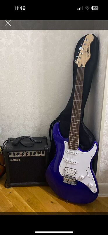 Sintezatorlar: Elektron gitara, Yamaha, 6 sim, Yeni, Pulsuz çatdırılma