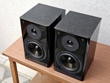 Zvučnici i stereo sistemi: Kompaktni Hi‑Fi bookshelf zvučnici (par) – visokosjajna crna završna — 4