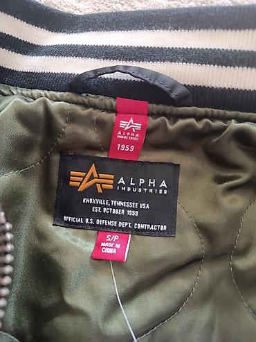 карго мешок: Alpha Industries Wool MA-1 Varsity — OG-107 Green Стильная — 5