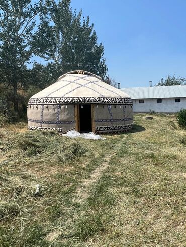 комуз куулору ак бакай: Аренда юрты, Каркас Деревянный, 55 баш, С полом