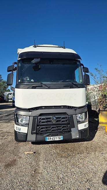 рекламные наклейки на машину: Тягач, Renault, Тентованный — 2