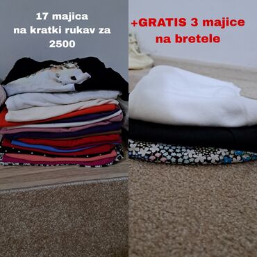 zenske majice kratak rukav: M (EU 38), L (EU 40), Polyester, color - Multicolored