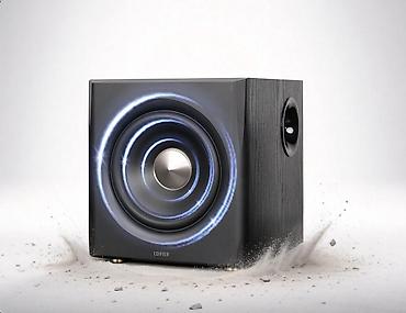 edifier ses sistemi: Edifier S355DB Walnut ( tünd qəhvəyi ) 2.1 dinamik sistemi. Bu — 7