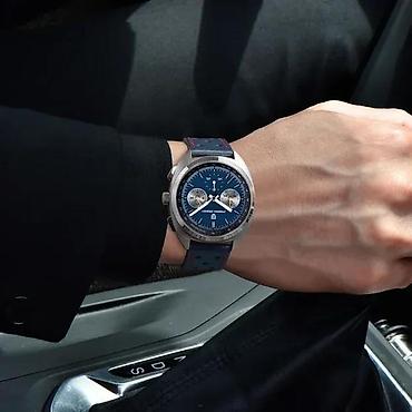 Ručni satovi: PAGANI DESIGN PD-1782 - 39mm - Plava/Koza - Seiko Mehanizam Potpuno — 6