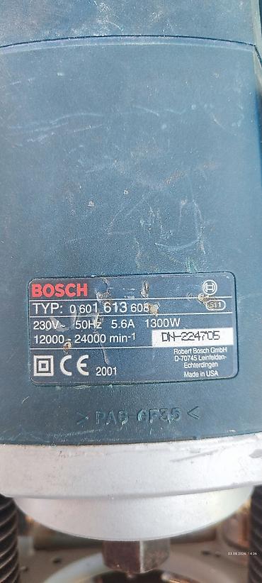 sud ceken: Bosch GOF 1300 CE frezer (yuxarıdan batırılan tip) - Güc: 1300 W - — 4