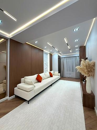 140000: 2 комнаты, 73 м², Асанбай мкр Элитка, 8 этаж, Дизайнерский ремонт — 1
