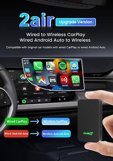 Digər avtoelektronika: Carlinkit Carplay & Android Auto CarlinKit 5.0, həm Apple — 11