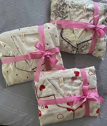 Пижамы: Пижама, Хлопок, Китай, На пуговицах, M, L — 12