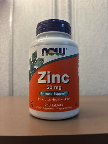 c vitamini tablet: NOW Zinc 50 mg – Mineral əlavəsi Məhsul təsviri: - Brend: NOW - — 1