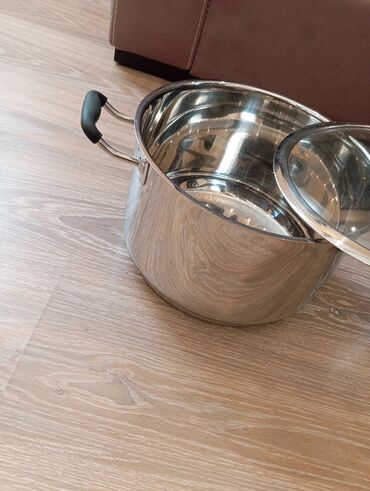 Çaydanlar və qəhvədanlar: Qazan, rəng - Boz, 2,5 bucket volume l, 30 sm, Almaniya