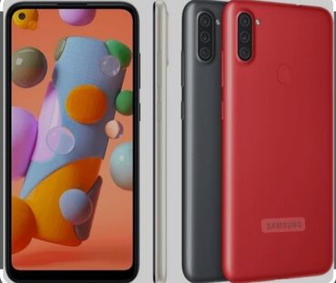 redmi note 1: Samsung Galaxy A11, Б/у, 32 ГБ, цвет - Зеленый, 2 SIM