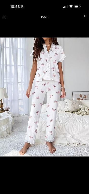 soft shell: Пижама, Хлопок, Китай, С кружевом, XL — 8