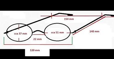 Naočare: 17K Vintage NYLOR dioptrijski semi ram MANIR LENONKI. Vintage semy — 13