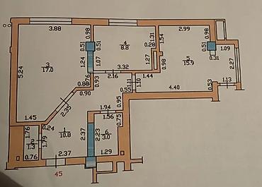 Продажа квартир: 2 комнаты, 57 м², Элитка, 7 этаж, Евроремонт — 10