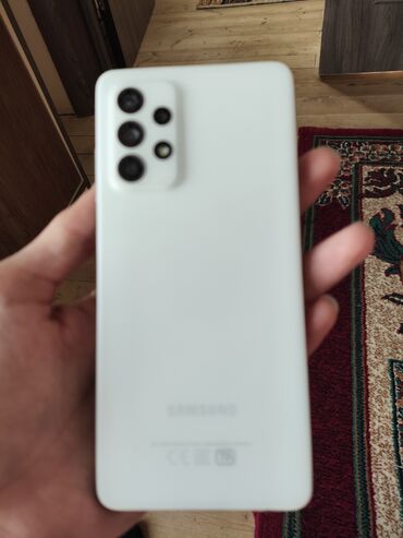 airpods qutusu: Samsung Galaxy A52s, 128 GB, rəng - Ağ, İki sim kartlı