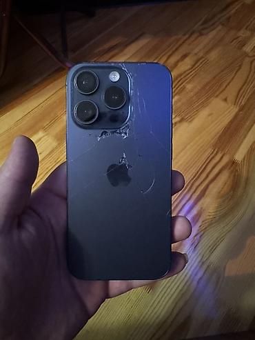 odun sobasi baki: IPhone 15 Pro, Graphite, Qırıq — 2