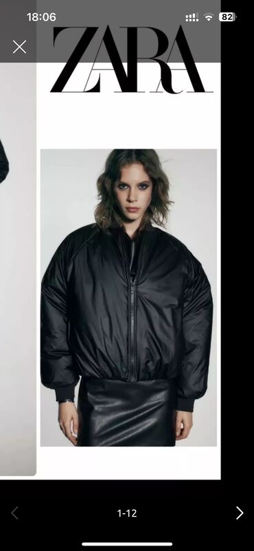 tanketka botinka: Zara qadın Bomber balonka kurtka oversize model olduğuna göre Xs S