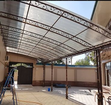 Навесы: Навес, Арочный, Металл, Поликарбонат, Установка at lalafo.kg — 12 Навесы: Навес, Арочный, Металл, Поликарбонат, Установка — 12