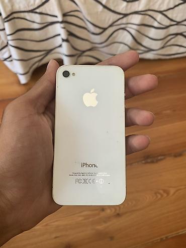 iphone ag: IPhone 4, 32 GB, Ağ, Qırıq — 2