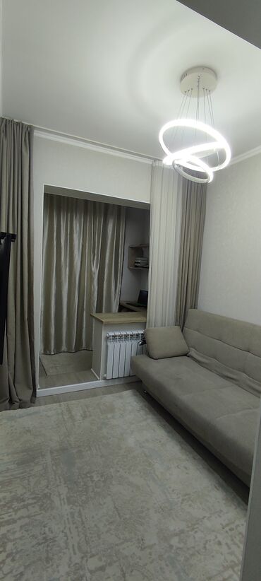 6 мкр квартира аренда: 3 комнаты, 80 м², 6 этаж, Дизайнерский ремонт