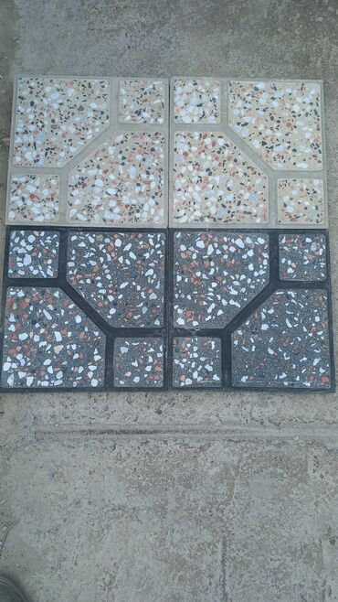 Beton plitələr: Məhsul: Kafel/daş döşəmə plitələri (mozaik daş çınqıllı dizayn) - — 3