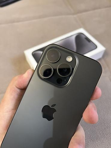 iphone 16 max: IPhone 15 Pro, Б/у, 256 ГБ, Black Titanium, Коробка, 80 % — 4