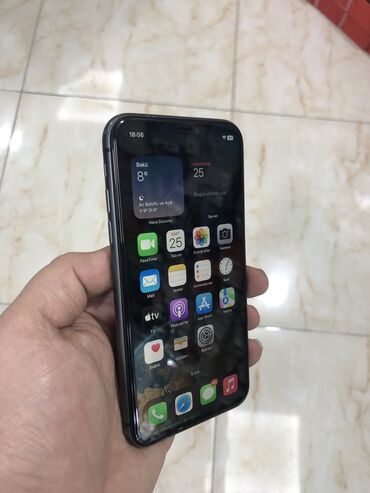 ayfon 11 128 gb qiymeti: IPhone 11, 128 GB, Qara, Face ID