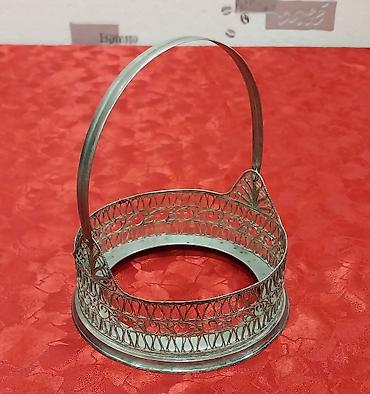 xonca konfeti: Sovet istehsalı olan qənd qabı altlığı satılır, metal filiqran səbət — 7