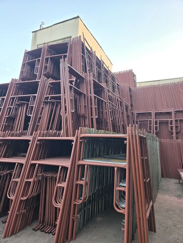 Строительные леса, стойки: Строительные леса рамного типа - Материал: стальная труба, окраска — 7