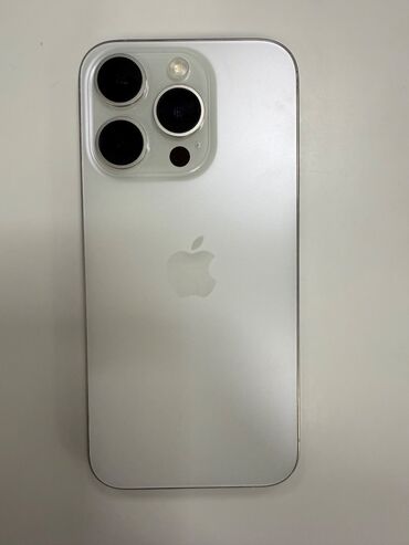 processor core i7: IPhone 15 Pro, 128 GB, White Titanium, Simsiz şarj, Face ID, Sənədlərlə