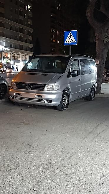 e39 guzgu: Mercedes-Benz Vito (W638) miniven – gümüşü rəng. - Kuzov: uzun gövdə — 2