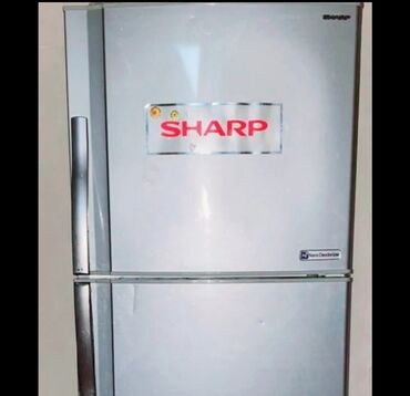 soyuducu ət üçün: Б/у 2 двери Sharp Холодильник Продажа, цвет - Серый