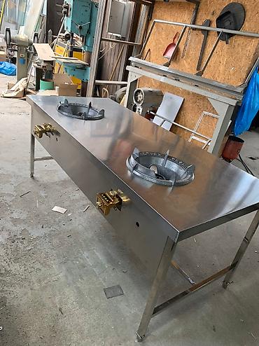 Печи, плиты: Горелка для вока со столом — 2