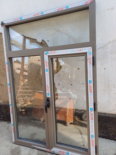 алюминиевые окна бу: Алюминевое окно, цвет - Бежевый, Новый, 1780 *1240, Самовывоз
