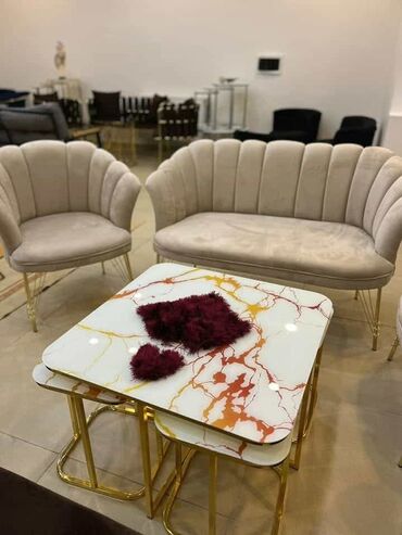 Stilske garniture: Shell set ( 2 fotelje + dvosed ) ✨ -Cena za set : 430€ Pojedinačno — 7