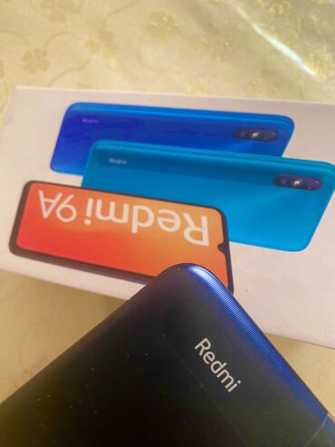 tap az telfonlar: Xiaomi Redmi 9A, 32 GB, rəng - Qara, 
 Sensor, Simsiz şarj, İki sim kartlı
