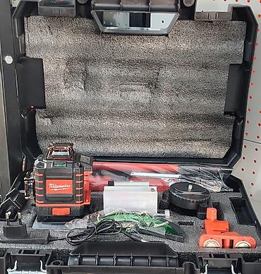 Измерительные приборы: №: 10420 Məhsulun adı: Lazer nivelir Milwaukee 4D Brend: No Brand — 1