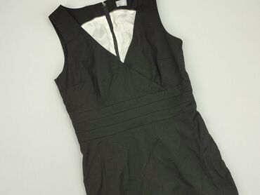 czarna elegancka sukienki: Dress, S (EU 36), H&M, condition - Good