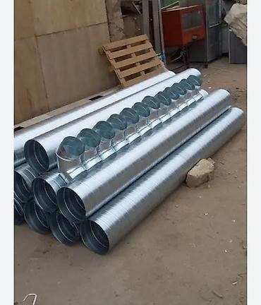 Havalandırma kanalları və aksesuarları - Material: sinklənmiş polad lalafo.az -da Havalandırma kanalları və aksesuarları - Material: sinklənmiş polad