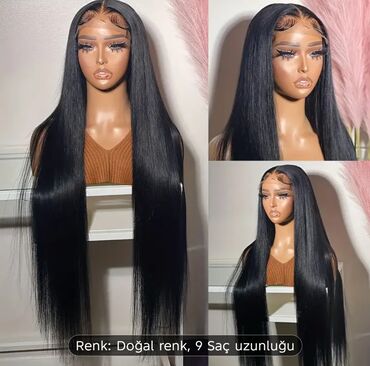 Təbii saçlar, pariklər: Parik, Təbii, Yeni — 6