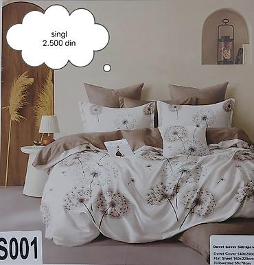 Posteljina: 🩷Singl posteljine🩷 🩵Čaršaf-160*220 🩷Jorganska navlaka-140*200 — 6