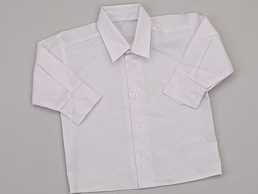 biale koszule chlopiece: Bluzka, 0-3 m, stan - Bardzo dobry