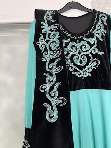 Вечерние платья: Вечернее платье, Длинная модель, Шифон, С рукавами, S, M — 5