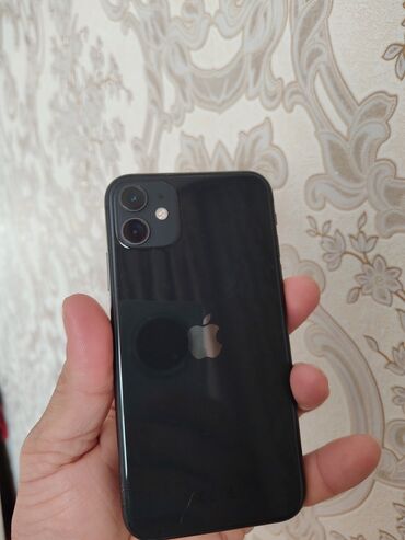 Apple iPhone: IPhone 11, 128 GB, Qara, Barmaq izi, Face ID