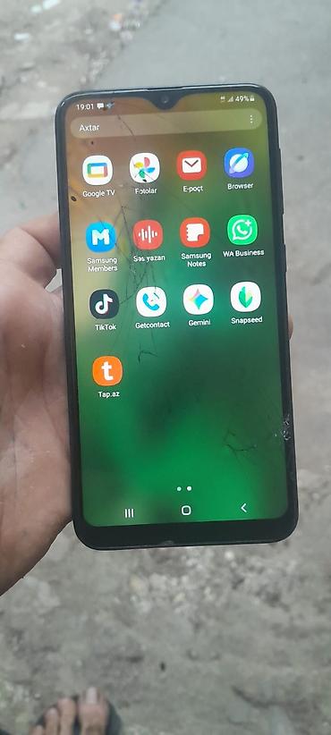 note 8 barter: Samsung A10e, 32 GB, rəng - Göy, Qırıq — 2