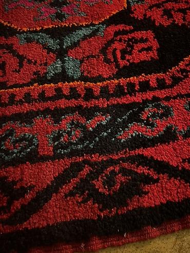 Ковры и паласы: Ручной ковёр с геометрическим и цветочным орнаментом. - Тип: ворсовый — 5