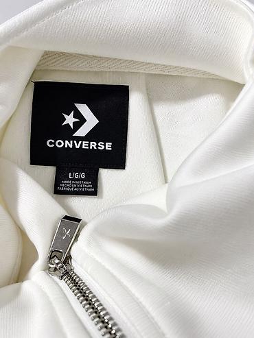 Толстовки, худи: 🤍 Женская толстовка Converse 🤍 Оригинал Удлинённая модель с высоким — 5