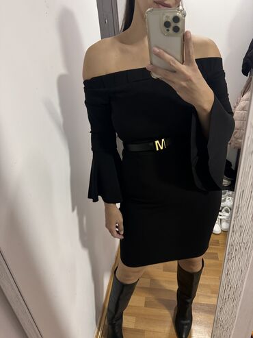 šampon za suvu kosu: Zara M (EU 38), L (EU 40), color - Black, Other style, Long sleeves