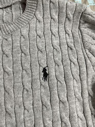 Свитера: Мужской свитер, S, M, Polo Ralph Lauren, Новый, цвет - Серый, Самовывоз, Бесплатная доставка, Платная доставка — 5